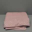 ALANSMA Reversible Weighted Blanket for All Season, Luxury Velvet, Warm and Cool, Adult 7Lb Weighted Blanket, Enjoy Sleeping Anywhere(Pink, 40''x60''7lbs)