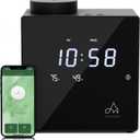 2026 Smart Waterless Diffuser, 2000 Sq.Ft Cold Air Scent Machine with Clock & Environmental Display | 7 Fragrance Levels, 9 Timer Settings, Hotel Collection Diffuser for Home & Large Rooms (Black)