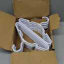 60 pcs White Baby Nursery Closet Hangers,Non-Slip Laundry Infant Pant Hanger for Newborn Clothes,Ultra-Thin Child Coat Hanger for Girl Boy Toddler Kids