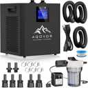 Ice Bath Water Chiller for Cold Plunge Tub, 1/3 Hp Cold Plunge Chiller with External Filter Water Pump & All Hoses, Ideal for Ice Bath Recovery Home Use 110v