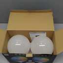 ILC G120 LED Large Globe Light Bulbs 15W, Compatible with Alexa Hub Required, 4.72 inch, Color Changing, CCT Color Temprature Turnable 2700K-6000K, CRI>95+, 150W Equivatlent, E26 Base (2 Pack)