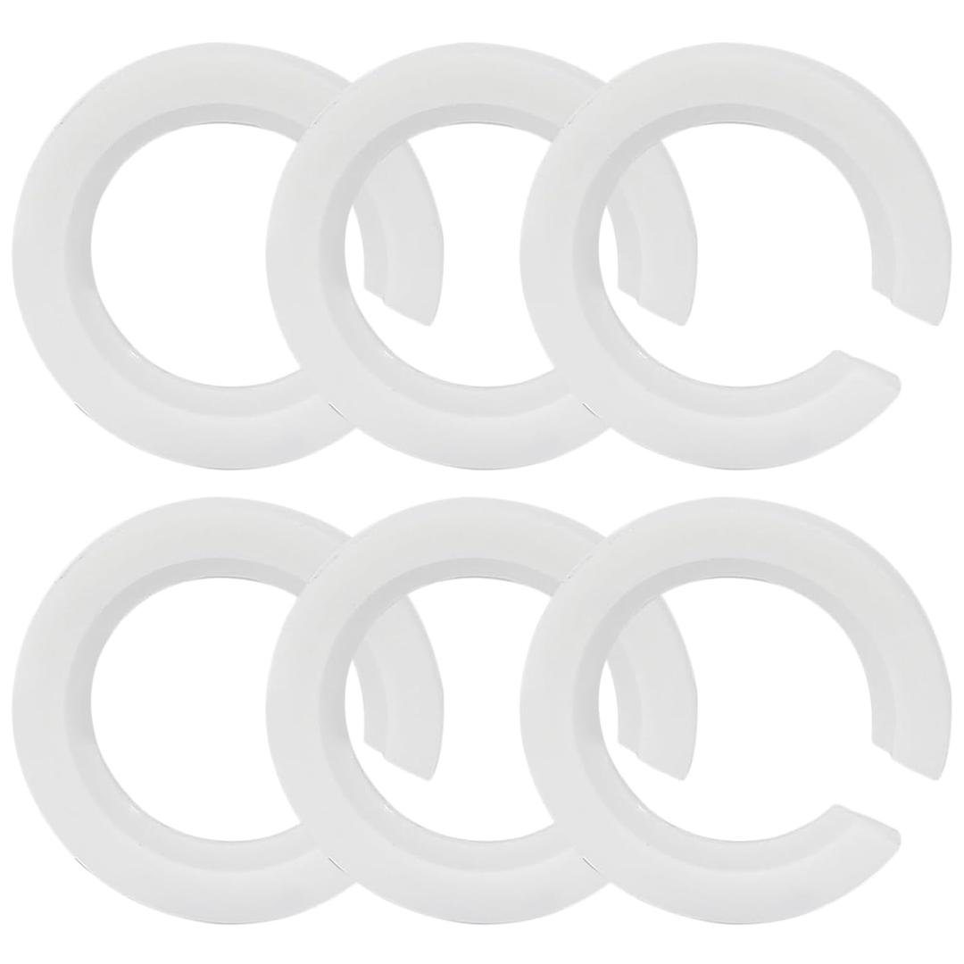 Bonsicoky 6 PCS E27 to E14 Lamp Shade Adapter Rings - E27 Lampshade Reducer Washer - 42mm to 29mm Lampshade Converter Ring