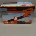 BLACK+DECKER Electric Leaf Blower, Handheld Blowers for Lawn Care, Lightweight, 180 MPH 180 CFM, 7-Amp, Corded (LB700)