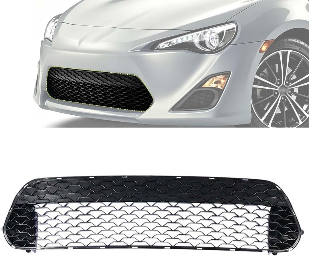 SU00301532 Front Bumper Lower Grille Fit for Toyota Scion FRS 2013 2014 2015 2016 Replace SU003-01532 Front Bumper Radiator Bumper Grille Black