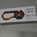 6-Stage Knife Sharpener - Premium Kitchen Knife Sharpeners - Adjustable Handheld Manual Knife Sharpeners for Kitchen Knives, Scissor and Chef Knife.Easy for beginners to use (ORANGE)