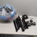 Ionic Hooded Dryer on Wheels - 1500W, 3 Modes, Time Setting, Standing Design for Professional Salon Use (Blue)