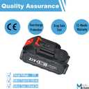 Mini Chainsaw,4-inch Electric Chain saw Handheld Mini Pruning Shears Chainsaw for Tree Trimming & Wood Cutting,2 Saw chains,1 Charger Include,One 21v 1500mAh Battery and Box