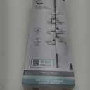 Zenna Home Tension Pole Shower Caddy Corner Organizer, Adjustable Standing Shower Caddy with 4 Baskets, Rust Resistant Bathroom Tension Rod Organizer, 60 to 97 Inch, Matte Black