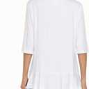 Argstar Women's 3/4 Sleeve Cardigan (White, XXXL)