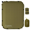ATEPA Inflatable Stadium Seat Cushion, Self-Inflating Memory Foam Stadium Seats Camping Accessories Chair Pad for Outdoor Airplane Travel Bleacher Patio Backpacking