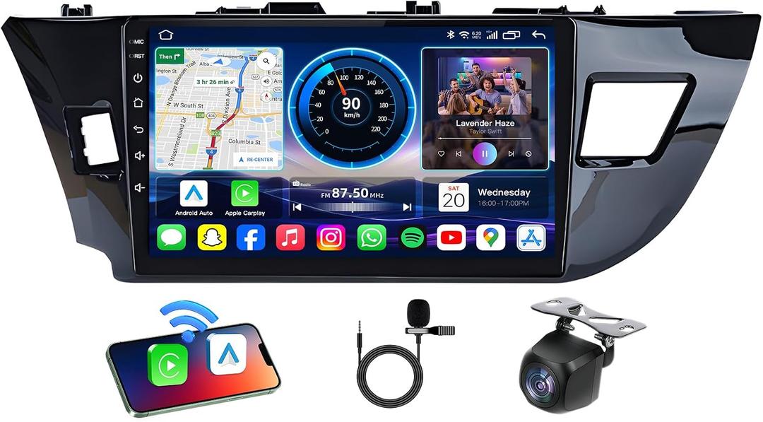 Android 15 Car Radio Stereo for Toyota Corolla 2014-2016