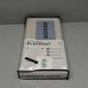 100% Blackout Shield Linen Blackout Curtains for Bedroom 96 Inches Long, Back Tab/Rod Pocket Living Room Drapes, Thermal Insulated Blackout Curtains 2 Panels Set, 50" W x 96" L, Oatmeal