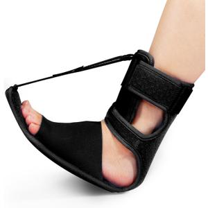 Upgrade Plantar Fasciitis Night Splint & Relief Brace with Adjustable Straps - Support for Achilles Tendonitis, Heel Spur Pain, Day & Night Use