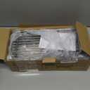 Orimade Shower Caddy Basket Shelf with 5 Hooks Adhesive Organizer Storage Rack Rustproof Wall Mounted Stainless Steel No Drilling for Bathroom, Toilet, Kitchen - 2 Pack (Silver)