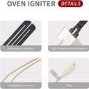 279311 Gas Dryer Igniter Hot Surface Ignitor Replacement AP3094138, 686590, WE4X750, 4391996, WE04X0750, AP3094138, 239233 Flat Ignitor