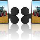 Universal Magnetic Tractor Rearview Mirror, High-Definition Foldable Side Mirror, Compatible with John Deere, Yasuda B Series, BX Series, Mahindra