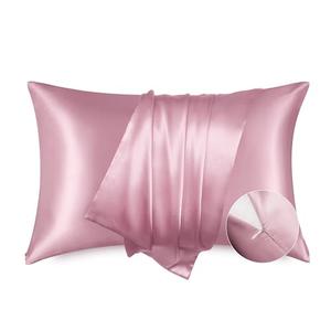 Bedsure Satin Pillowcase with Zipper, Similar to Silk Pillow Cases 2 Pack, Satin Pillow Cases Queen, Silky & Soft Pillow Covers for Hair & Skin, Gifts for Her, Pink Room Decor for Girls, 20x30 Inches Bedsure Satin Pillowcase with Zipper, Similar to Silk Pillow Cases 2 Pack, Satin Pillow Cases Queen, Silky & Soft Pillow Covers for Hair & Skin, Gifts for Her, Pink Room Decor for Girls, 20x30 Inches