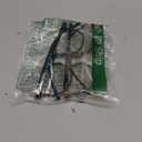 Przene 3 Pack Blue Light Blocking Glasses Women/Men, Retro Round Computer Glasses Anti Eye Strain/UV/Glare, Gaming Glasses. (Black/Crystal/Amber)