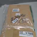 YANIZU Decorative Mirror Tray, Round with Handles, Organizer for Perfume, Makeup, Jewelry, Vintage Display and Serving Tray for Dresser, Counter and Coffee Table, 15.8" x 13", Gold