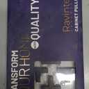 Ravinte 12 Pack 2 inch Length Square Cabinet Pulls Matte Black Stainless Steel Kitchen Drawer Pulls Cupboard Handles Cabinet Handles