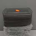 10 Pack Stainless Steel Food Storage Containers with Leak-Proof Lids, 34oz Reusable Metal Meal Prep Lunch Boxes, Stackable, BPA-Free, Dishwasher Safe for Snacks, Fruits & On-the-Go Meals