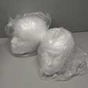 2 PACKS Adjustable wig or hat styrofoam mannequin head holder stand (13to 17)