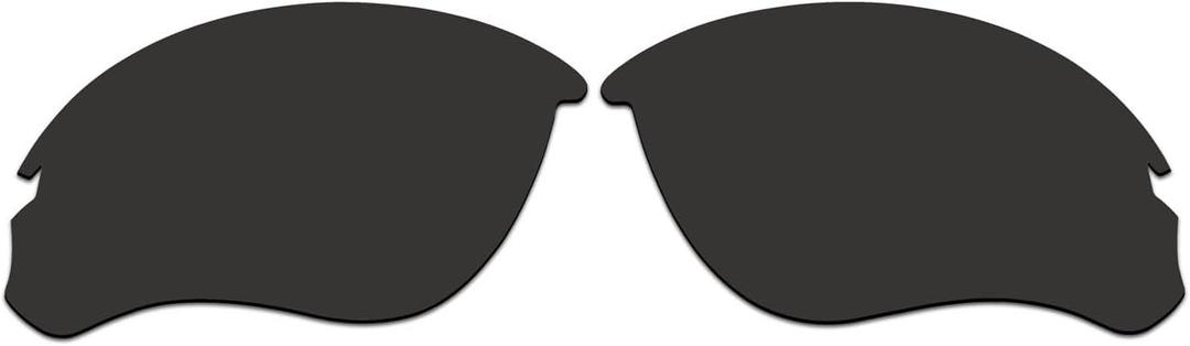 ACOMPATIBLE Replacement Lenses for Oakley Speed Jacket Sunglasses OO9228 (Black - Polarized)