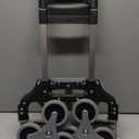 Stair Climbing Cart, Folding Hand Truck Dolly with Silent Wheels - 165LB Stair Cart Climber Heavy Duty Portable Dolly for Apartment Moving, Groceries, Travel, Home & Office