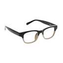 LAYOVER BLACK/TAN READERS +1.25