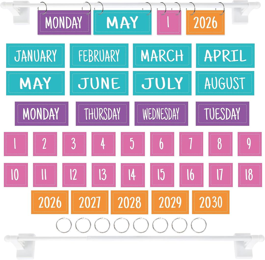 Magnetic Flip Calendar for Classroom