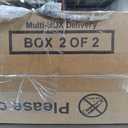 Decofy 70 Fluted Fireplace TV Stand for 80 TVs, Remote & Touch Control Adjustable Flame Colors & Temperature, Entertainment Center with Storage, Modern Media TV Console Table for Living Room(Walnut)