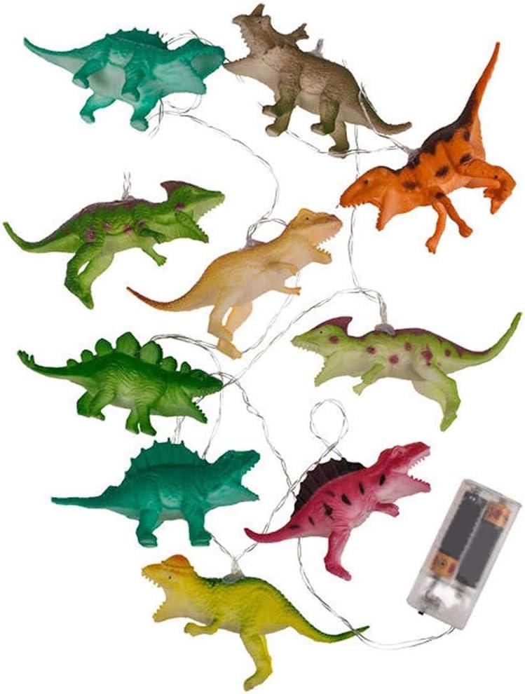 10 LED Dinosaur String Light for Kids Christmas Fairy Lights Children's Room Lights Children Gift (Assorted Color)