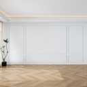 Pangda Peel and Stick Wall Molding Kit, 3D Premade Accent Molding Wainscoting Panel for Interior Wall Moulding Decor, Ready to Assemble Wainscoting Accent Panel(3 Set,35 x 68in + 99 x 68in)