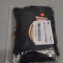 PUPTECK Winter Dog Cat Sweater Coat - Soft Cold Weather Clothes Knitwear for Kitties & Small Dogs Indoor Outdoor Walking Warm, Knitted Classic for Doggies Kitties Girls Boys, Black S (S: Chest 12in, Back 11.5in)