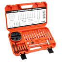 HORUSDY 23-Piece Punch Set Roll Pin Punch Set and Hammer with Bench Block, Punch Tool Ideal for Maintenance