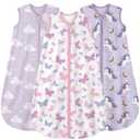 Yoofoss Baby Sleep Sack 24-36 Months Wearable Blanket for Babies 100% Organic Cotton 2-Way Zipper TOG 0.5 Toddler Sleeping Sack 3 Pack, Sleep Sacks
