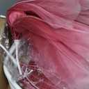 Giant Flowers for Decoration with Stand,Floor Standing Oversized Large Organza Flowers Decor,Giant Artificial Flowers for Wedding Decorations,Shop Window Display,Banquet,Garden Party(red)