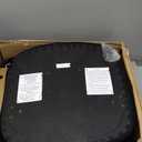 Sweetcrispy Office Computer Desk Managerial Executive Chair, Ergonomic Mid-Back Mesh Rolling Work Swivel Chairs with Wheels, Comfortable Lumbar Support, Comfy Arms for Home,Bedroom,Study,Student,Black