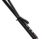 Long Barrel Curling Iron 3/4 Inch, Extra Long Curling Iron for Tight Curls, Ceramic Curling Wand Infused Argan Oil & Keratin, Long Lasting, 11 Adjustable Temp, Include Clips & Silicone Pad (Black)