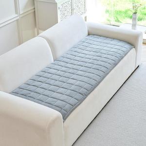 Couch Cover for Dogs Washable, Non Slip Couch Covers for Loveseat Sofa Pet Friendly, Soft Fuzzy Sofa Covers for Pets, Dog Couch Cover Furniture Protector(1,Light Grey,27.6"x59.1")