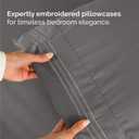 Queen Size 4 Piece Sheet Set - Comfy Breathable & Cooling Sheets - Hotel Luxury Bed Sheets for Women and Men - Deep Pockets, Easy-Fit, Soft and Wrinkle Free Sheets - Dark Grey Oeko-Tex Bed Sheet Set