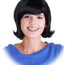 Costume Adventure Black Flip Wig Jackie Costume Betty 60s Wig for Women - Standard Size