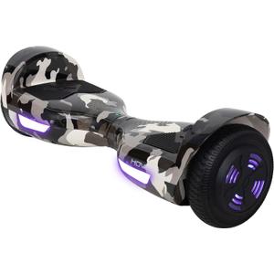 Hover-1 Helix Electric Hoverboard | 7MPH Top Speed, 4 Mile Range, 6HR Full-Charge, Built-In Bluetooth Speaker, Rider Modes: Beginner to Expert (Camo) Hover-1 Helix Electric Hoverboard | 7MPH Top Speed, 4 Mile Range, 6HR Full-Charge, Built-In Bluetooth Speaker, Rider Modes: Beginner to Expert (Camo)