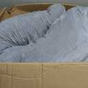 MOON PARK Pregnancy Pillows for Sleeping - U Shaped Full Body Maternity Pillow with Removable Cover - Support for Back, Legs, Belly, HIPS - 57 Inch Pregnancy Pillow for Women - Grey