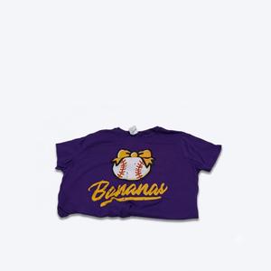 Funny Banana Lovers Bootleg Bananas Men Women Boys Kids T-Shirt (Purple, M)