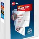 Avery Ultralast 3 Ring Binder, One Touch Slant Ring, Blue Binder