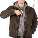 Shoulder Holster for Deep Concealment Underarm Gun Holster for Men and Women, Fits Most Handguns, Black (L - Left Draw)