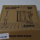 Cordless 2" Brad Nailer Compatible with Dewalt 20V Battery (No Battery), 2-in-1 Electric Nail Gun/Staple Gun, 18 Gauge Nail Gun Battery Powered with 1000 Nails for Wood Carpentry