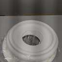 2Packs Molded Nylon Ceiling Medallion for Light Fixtures and Ceiling Fans, 10"OD x 4"ID x 1"P (Fits Canopies up to7-1/4")White