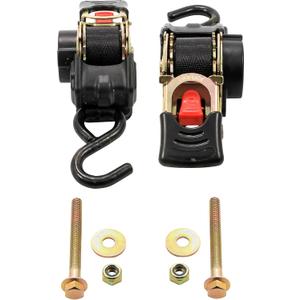 Camco Retractable Transom Tie Down Strap - Secures Your Boat While Traveling |Bolt-On Design |1,500 lb. Break Strength | Measures 1 W, 5   L |Durable & Corrosion Resistant Design - (50032)